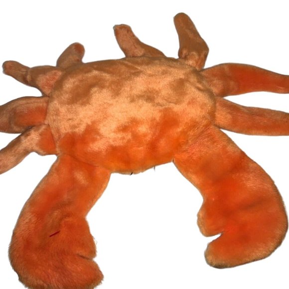 Ty Beanie 14" BUDDY "DIGGER" Orange Crab 5" Arms 4" Legs Stuffed Toy - Picture 5 of 12